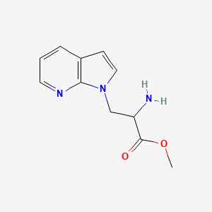 Methyl 2-amino-3-(1H-pyrrolo[2,3-b]pyridin-1-yl)propanoate