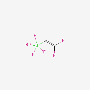 molecular formula C2HBF5K B13481691 Potassium (2,2-difluoroethenyl)trifluoroboranuide 