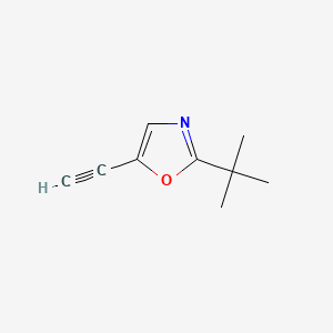 2-Tert-butyl-5-ethynyl-1,3-oxazole