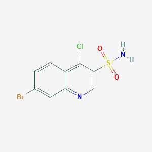 7-Bromo-4-chloro-3-quinolinesulfonamide