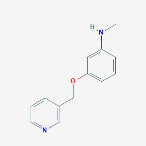 molecular formula C13H14N2O B13481777 N-methyl-3-(3-pyridinylmethoxy)benzenamine 