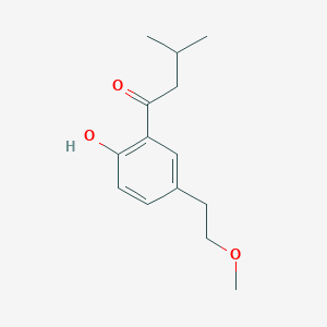 1-(2-Hydroxy-5-(2-methoxyethyl)phenyl)-3-methylbutan-1-one