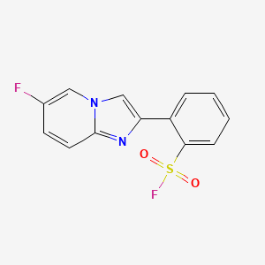 2-(6-Fluoroimidazo[1,2-a]pyridin-2-yl)benzenesulfonyl fluoride