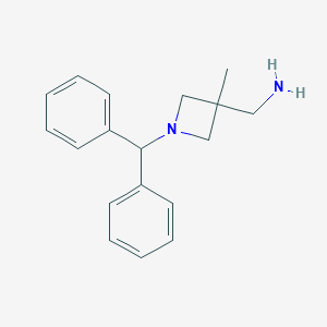 B134818 (1-Benzhydryl-3-methylazetidin-3-yl)methanamine CAS No. 133891-59-5