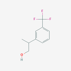 molecular formula C10H11F3O B13481817 2-(3-(Trifluoromethyl)phenyl)propan-1-ol 