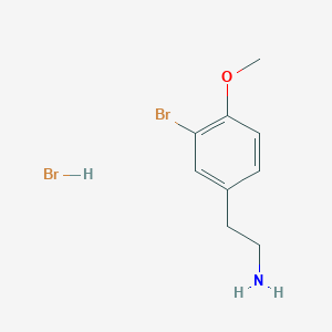 2-(3-Bromo-4-methoxyphenyl)ethan-1-amine hydrobromide