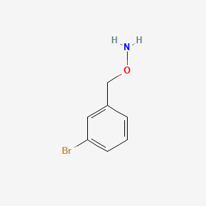 molecular formula C7H8BrNO B13481936 O-[(3-bromophenyl)methyl]hydroxylamine CAS No. 83670-46-6