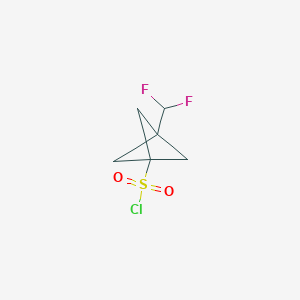 3-(Difluoromethyl)bicyclo[1.1.1]pentane-1-sulfonyl chloride