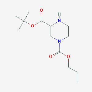 3-O-tert-butyl 1-O-prop-2-enyl piperazine-1,3-dicarboxylate