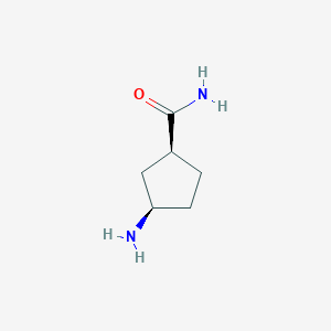 (1S,3R)-3-Aminocyclopentanecarboxamide