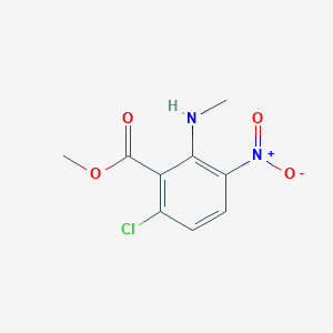 Methyl 6-chloro-2-(methylamino)-3-nitrobenzoate