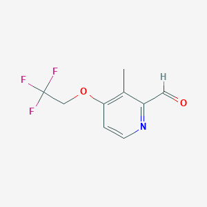 3-Methyl-4-(2,2,2-trifluoro-ethoxy)-pyridine-2-carbaldehyde