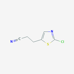 3-(2-Chlorothiazol-5-yl)propanenitrile