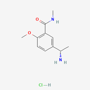 5-[(1S)-1-aminoethyl]-2-methoxy-N-methylbenzamide hydrochloride