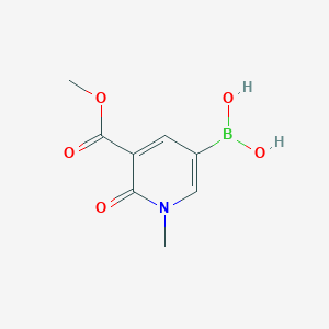 molecular formula C8H10BNO5 B13482108 [5-(Methoxycarbonyl)-1-methyl-6-oxo-1,6-dihydropyridin-3-yl]boronic acid 