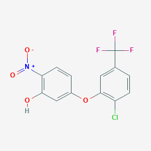 5-[2-Chloro-5-(trifluoromethyl)phenoxy]-2-nitrophenol