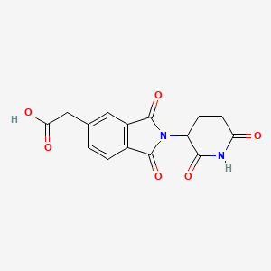 2-[2-(2,6-dioxopiperidin-3-yl)-1,3-dioxo-2,3-dihydro-1H-isoindol-5-yl]acetic acid