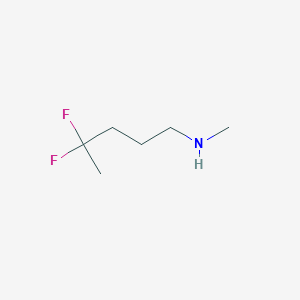 (4,4-Difluoropentyl)(methyl)amine