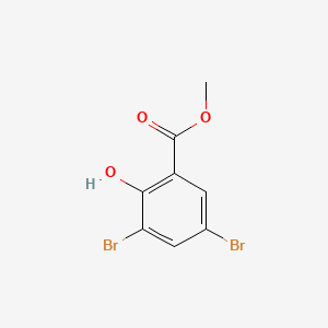 molecular formula C8H6Br2O3 B1348225 3,5-二溴-2-羟基苯甲酸甲酯 CAS No. 21702-79-4