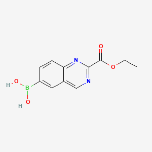 (2-(Ethoxycarbonyl)quinazolin-6-yl)boronic acid