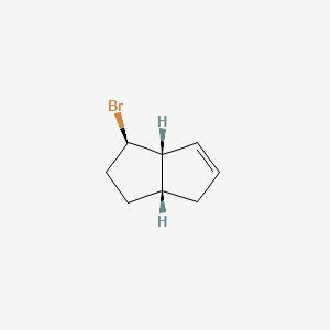 molecular formula C8H11Br B13482266 rac-(1R,3aS,6aS)-1-bromo-1,2,3,3a,4,6a-hexahydropentalene 