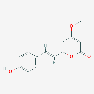molecular formula C14H12O4 B134823 4'-羟基脱氢川印 CAS No. 39986-86-2