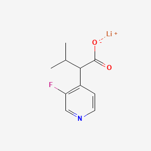 Lithium 2-(3-fluoropyridin-4-yl)-3-methylbutanoate