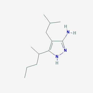 4-Isobutyl-3-(pentan-2-yl)-1h-pyrazol-5-amine