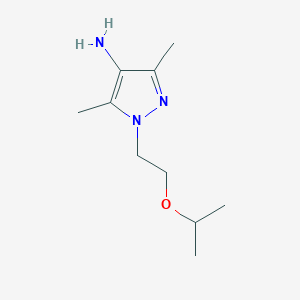 1-(2-Isopropoxyethyl)-3,5-dimethyl-1h-pyrazol-4-amine