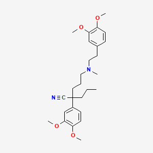 molecular formula C27H38N2O4 B1348234 Desisopropyl N-propyl verapamil CAS No. 959011-16-6
