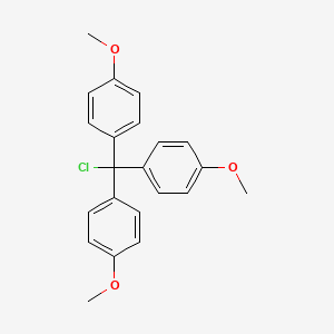 molecular formula C22H21ClO3 B1348239 4,4',4''-三甲氧基三苯甲基氯 CAS No. 49757-42-8