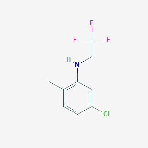 5-chloro-2-methyl-N-(2,2,2-trifluoroethyl)aniline