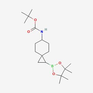 tert-Butyl (1-(4,4,5,5-tetramethyl-1,3,2-dioxaborolan-2-yl)spiro[2.5]octan-6-yl)carbamate