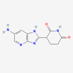 3-{6-amino-3H-imidazo[4,5-b]pyridin-2-yl}piperidine-2,6-dione