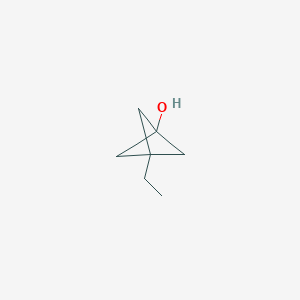 molecular formula C7H12O B13482477 3-Ethylbicyclo[1.1.1]pentan-1-ol 