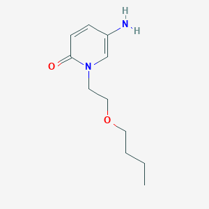 5-Amino-1-(2-butoxyethyl)pyridin-2(1h)-one