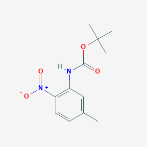 molecular formula C12H16N2O4 B13482578 Tert-butyl 5-methyl-2-nitrophenylcarbamate 