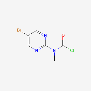 N-(5-bromopyrimidin-2-yl)-N-methylcarbamoyl chloride