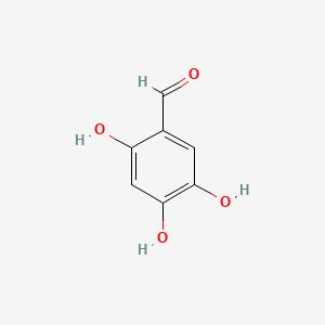 molecular formula C7H6O4 B1348259 2,4,5-Trihydroxybenzaldehyde CAS No. 35094-87-2