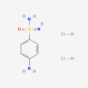 4-Aminobenzene-1-sulfonoimidamide dihydrochloride