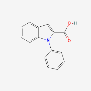 molecular formula C15H11NO2 B1348263 1-Phenyl-1H-indole-2-carboxylic acid CAS No. 58386-33-7