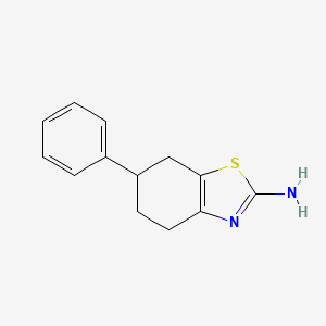 molecular formula C13H14N2S B1348264 6-苯基-4,5,6,7-四氢-1,3-苯并噻唑-2-胺 CAS No. 79932-21-1