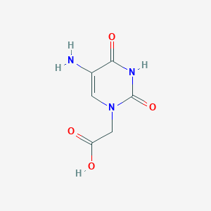 2-(5-Amino-2,4-dioxo-3,4-dihydropyrimidin-1(2h)-yl)acetic acid