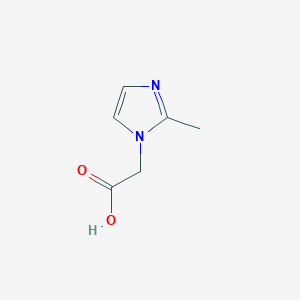 molecular formula C6H8N2O2 B1348270 (2-甲基-咪唑-1-基)-乙酸 CAS No. 25023-36-3