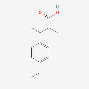 3-(4-Ethylphenyl)-2-methylbutanoic acid