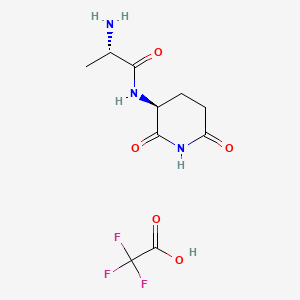 (2S)-2-amino-N-[(3S)-2,6-dioxopiperidin-3-yl]propanamide;2,2,2-trifluoroacetic acid