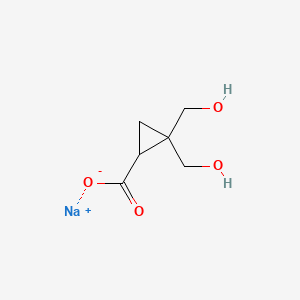 Sodium 2,2-bis(hydroxymethyl)cyclopropane-1-carboxylate