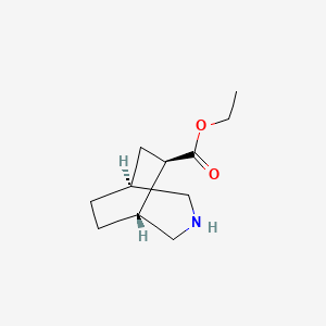 Ethyl (1S,5R,6R)-3-azabicyclo[3.2.2]nonane-6-carboxylate