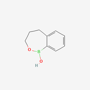 molecular formula C9H11BO2 B13482766 1,3,4,5-Tetrahydro-2,1-benzoxaborepin-1-ol 