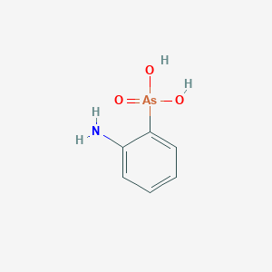 molecular formula C6H8AsNO3 B134828 2-氨基苯胂酸 CAS No. 2045-00-3